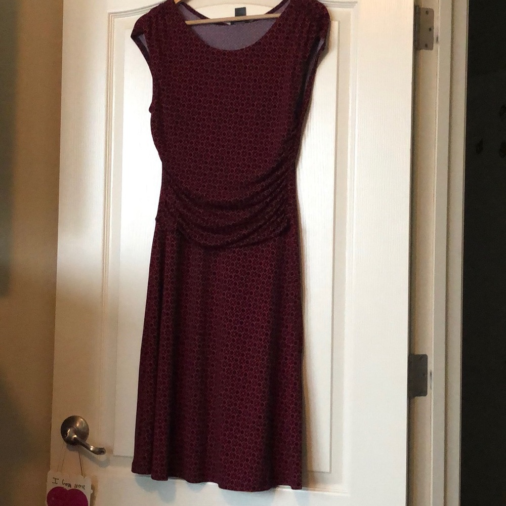 Flowy red dress